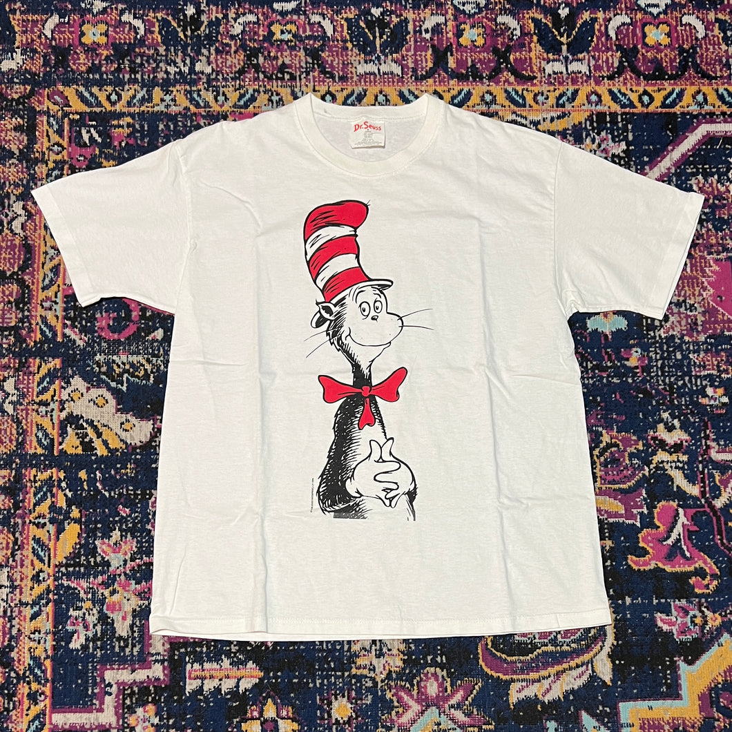 Vintage 90s 1994 Dr Seuss Cat In The Hat T-Shirt Size Large Single Stitch Size M