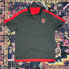 Load image into Gallery viewer, Ohio State Buckeyes Polo Shirt Adult Large Gray Short Sleeve Collared Osu Mens

