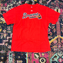 Load image into Gallery viewer, Majestic Atlanta Braves Dan Uggla MLB Red Short Sleeve Jersey T Shirt Mens XL
